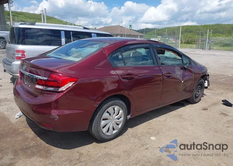 2014 Honda Civic Lx z USA, uszkodzony, nr VIN 2HGFB2F5XEH550507